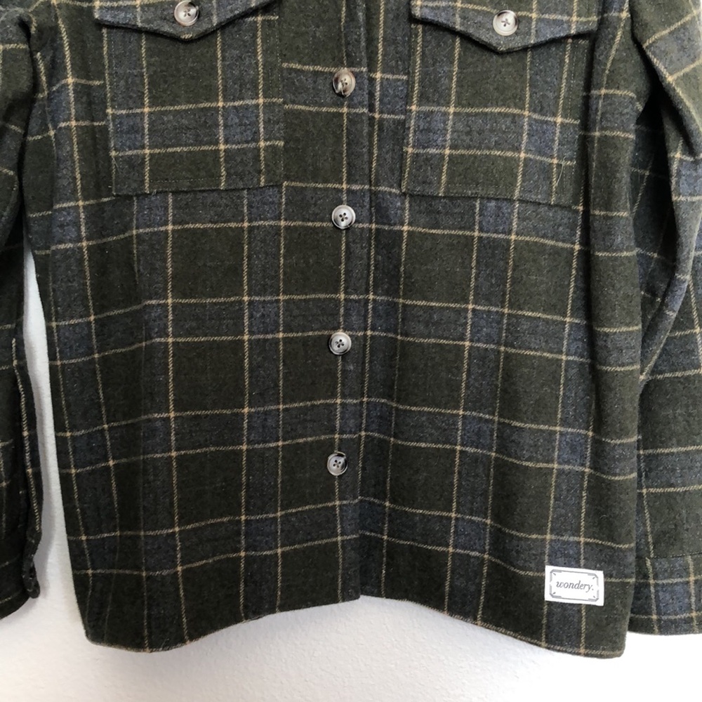 Wool Flannel Shacket - Picture 3 of 6